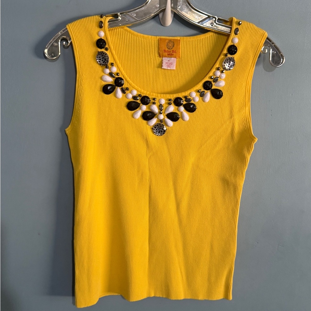 Ruby Rd. Yellow Tank Top Sleeveless